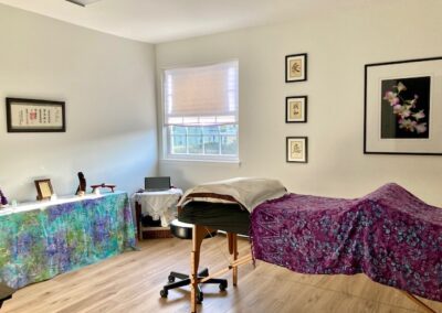 Private treatment room at Balancing 4 Life