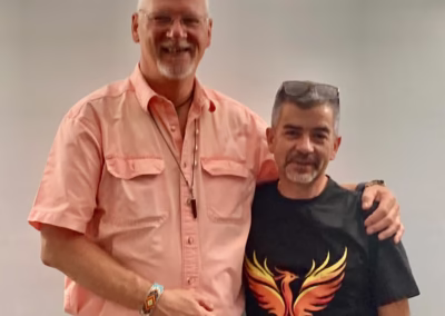 Scott Nelson and Alejandro Fuentes smiling together